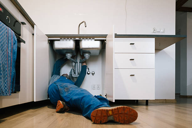 Professional Drain Cleaning technician working in Milmay, NJ